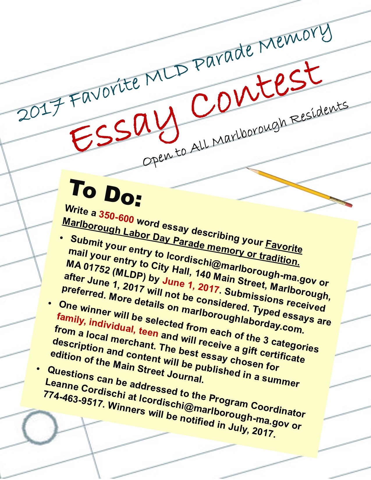 essay making contest